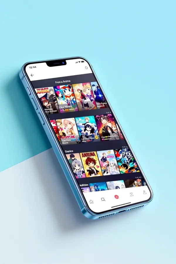 a漫网 APP 界面预览